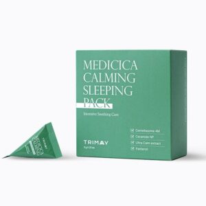 Trimay Medicica Pack Calmante para Dormir: Máscara Noturna Suavizante para Pele Sensível