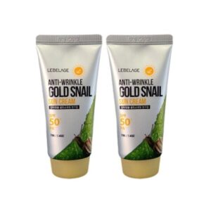 Lebelage Gold Snail Sun Cream SPF50+ PA+++ Anti-Wrinkle UV Protection